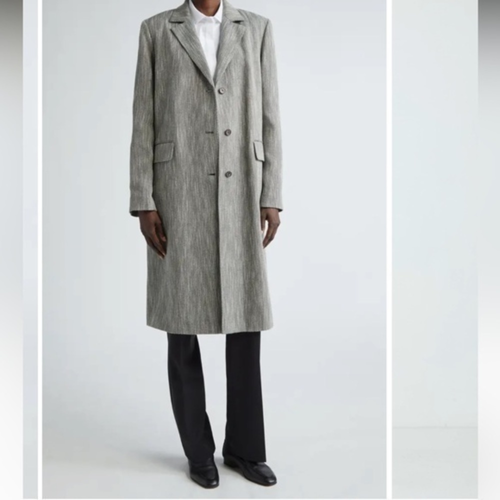 LAFAYETTE 148 NEW YORK Irving Straight Leg Stretch Wool Black Pants Size 8